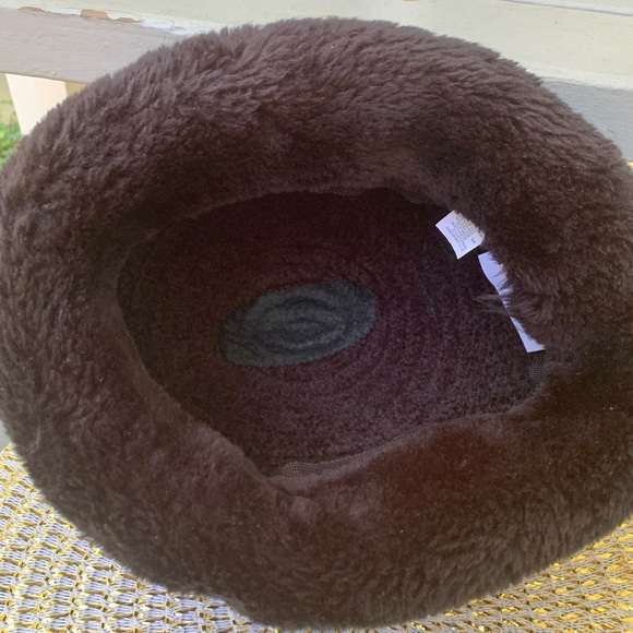 Like New! Vintage Betmar New York Black Cossack Woven Faux Fur Winter Hat - Picture 10 of 11